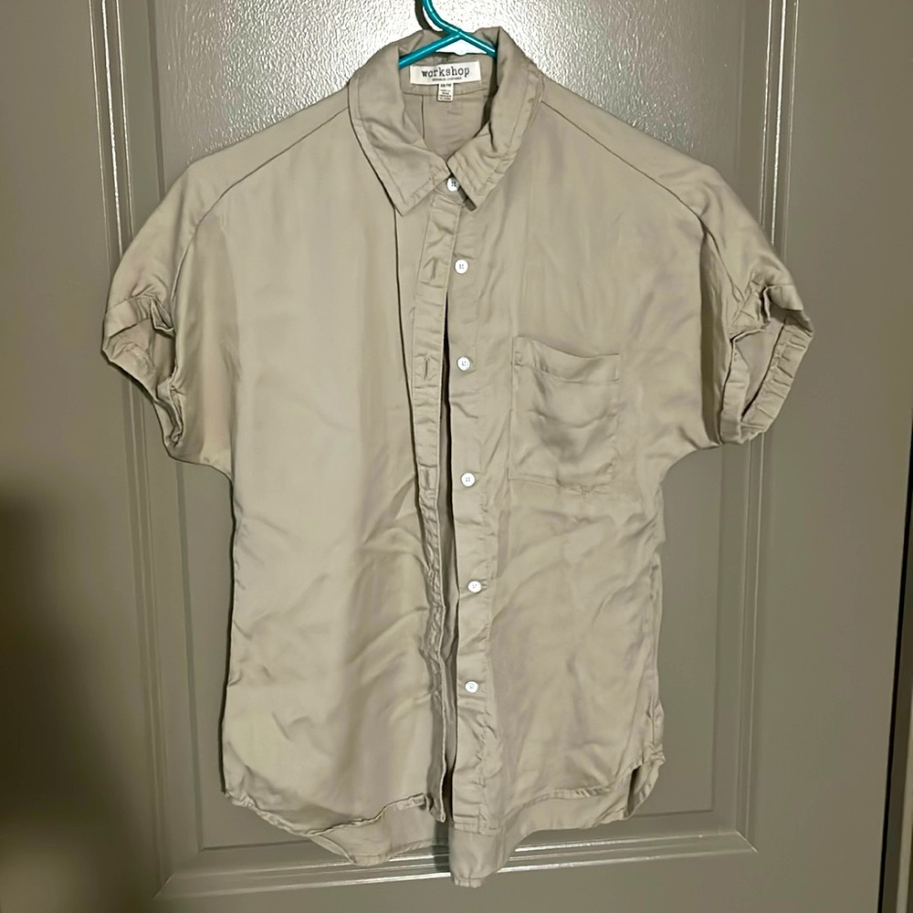 Short sleeve button down.